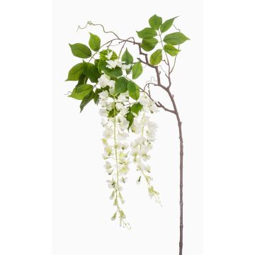Branche artificielle de glycine NISSRINE avec fleurs, blanc, 145cm Branche artificielle de glycine NISSRINE avec fleurs, blanc, 145cm