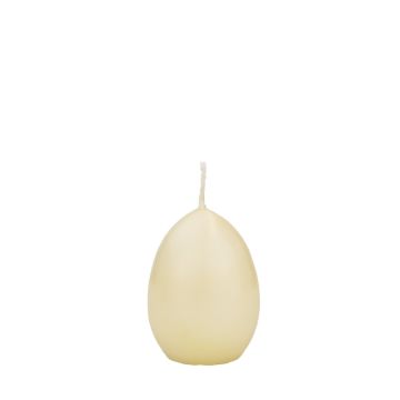 Bougies en forme d'œuf de Pâques LEONITA, crème, 6 cm, 4,5 cm, 7 h - Fabriquées en Allemagne Bougies en forme d'œuf de Pâques LEONITA, crème, 6 cm, 4,5 cm, 7 h - Fabriquées en Allemagne