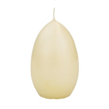 Bougies en forme d'œuf de Pâques LEONITA, crème, 12 cm, 8 cm, 40 h - Fabriquées en Allemagne Bougies en forme d'œuf de Pâques LEONITA, crème, 12 cm, 8 cm, 40 h - Fabriquées en Allemagne