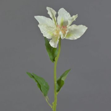Fleur artificielle Clématite JINJIN, crème, 50cm