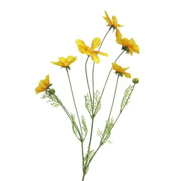 Cosmos artificiel sur tige BAILING, jaune, 90cm Cosmos artificiel sur tige BAILING, jaune, 90cm