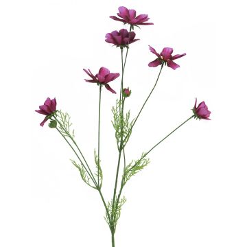 Cosmos artificiel sur tige BAILING, violet, 90cm Cosmos artificiel sur tige BAILING, violet, 90cm