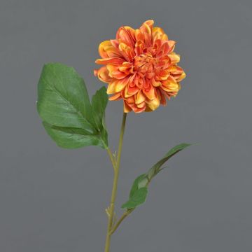 Fleur artificielle dahlia WANRU, orange, 50cm Fleur artificielle dahlia WANRU, orange, 50cm
