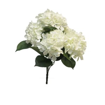 Fleur artificielle Hortensia LINJIA sur piquet, crème, 45cm Fleur artificielle Hortensia LINJIA sur piquet, crème, 45cm