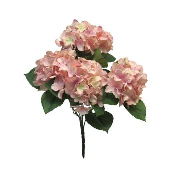 Fleur artificielle Hortensia LINJIA sur piquet, rose, 45cm Fleur artificielle Hortensia LINJIA sur piquet, rose, 45cm