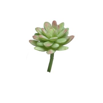 Sedum rubrotinctum artificiel AOLUO sur piquet, vert-rouge, 16cm