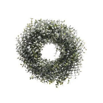 Couronne décorative d'Eucalyptus YIFAN, gris-vert, Ø35cm