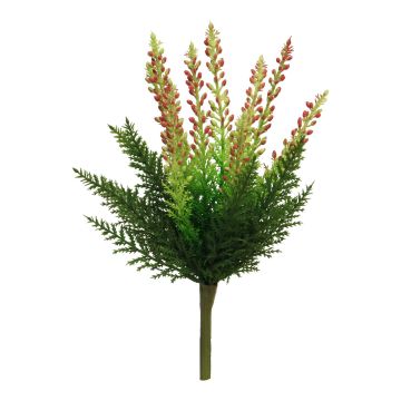 Fleur artificielle Bruyère RUOYAN sur piquet, fuchsia, 30cm