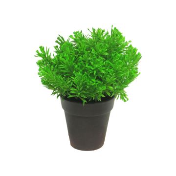 Cresson artificiel MASHUO dans pot décoratif, vert, 20cm