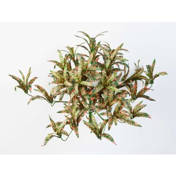 Chlorophytum artificiel LAVINIA, sur piquet, rouge-vert, 35cm