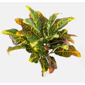 Croton artificiel TAAVI sur piquet, coloré, 40cm