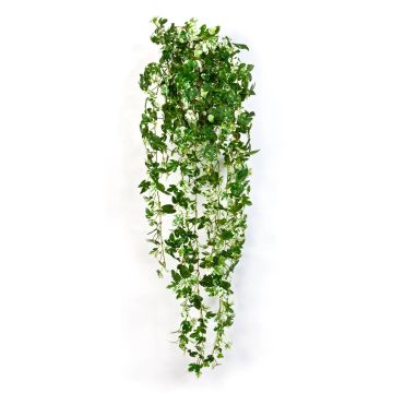 Ampelopsis artificiel SICHIA, sur piquet, vert-blanc, 95cm