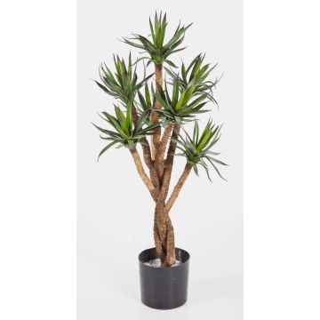 Agave artificiel AVAN, tronc naturel, vert, 70cm