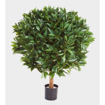 Laurier synthétique TIBERIUS, vrai tronc, fruits, vert, 80cm, Ø60cm