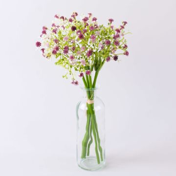 Bouquet de Gypsophile artificiel CECILIA, fuchsia, lilas, 30cm, Ø17cm Bouquet de Gypsophile artificiel CECILIA, fuchsia, lilas, 30cm, Ø17cm