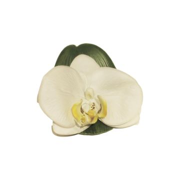 Fleurs décoratives d'orchidée Phalaenopsis CALIN, 6 pièces, flottantes, blanches, 11cm Fleurs décoratives d'orchidée Phalaenopsis CALIN, 6 pièces, flottantes, blanches, 11cm