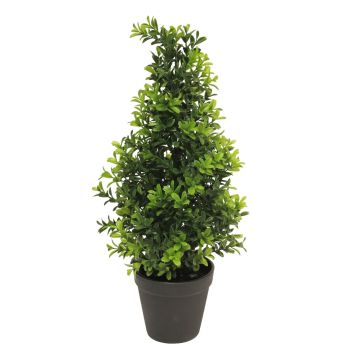 Pyramide de buis artificiel TOM, en cache-pot, 45cm Pyramide de buis artificiel TOM, en cache-pot, 45cm