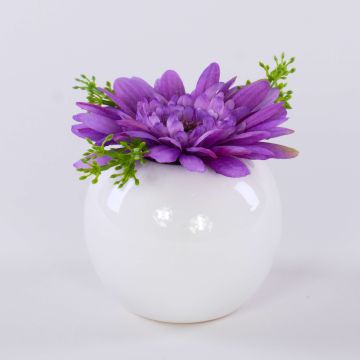 Gerbera en tissu IMINA, lilas, 12cm, Ø15cm Gerbera en tissu IMINA, lilas, 12cm, Ø15cm
