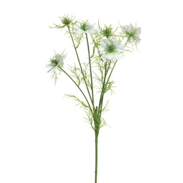 Branche artificielle de nigelle TIANKE, bleu clair, 65cm