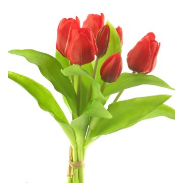 Bouquet de tulipes artificielles LONA, rouge-noir, 30cm Bouquet de tulipes artificielles LONA, rouge-noir, 30cm