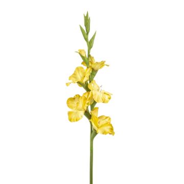 Glaïeul artificiel KIVANA, jaune, 90cm
