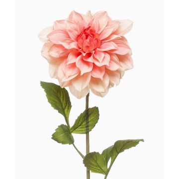 Fleur artificielle de dahlia REFOLG, couleur pêche, 70 cm Fleur artificielle de dahlia REFOLG, couleur pêche, 70 cm