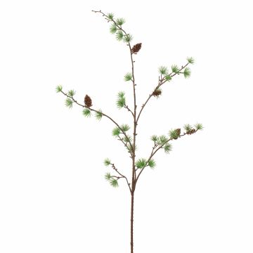 Branche de mélèze artificielle NILAS, pommes de pin, vert, 95cm