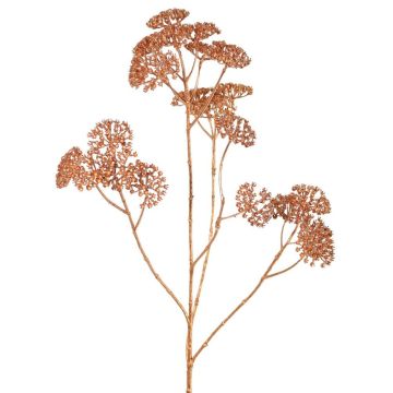 Branche décorative d'achillée millefeuille ORTEGA, cuivrée, 75 cm, Ø 7-13 cm Branche décorative d'achillée millefeuille ORTEGA, cuivrée, 75 cm, Ø 7-13 cm