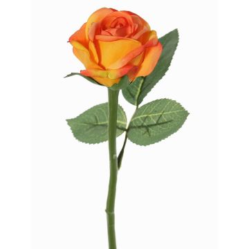 Fleur artificielle rose GABI, orange, 30cm, Ø6cm Fleur artificielle rose GABI, orange, 30cm, Ø6cm