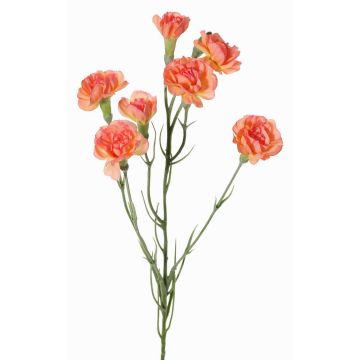 Branche de fleurs artificielles, œillet PIARA, saumon, 60 cm, Ø 3-5 cm Branche de fleurs artificielles, œillet PIARA, saumon, 60 cm, Ø 3-5 cm