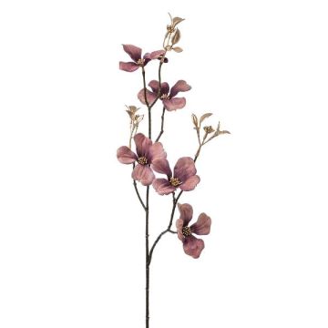 Branche décorative Cornouiller KROVEX, lilas-or, 70cm