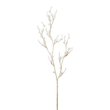 Branche décorative de gaultheria FRILOX avec des baies, champagne, 85cm Branche décorative de gaultheria FRILOX avec des baies, champagne, 85cm