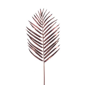 Feuille de palmier décorative Areca JAZKI, rouge bourgogne métallique, 85cm Feuille de palmier décorative Areca JAZKI, rouge bourgogne métallique, 85cm