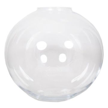 Photophore en verre GIANIS, transparent, 36 cm, Ø 39 cm Photophore en verre GIANIS, transparent, 36 cm, Ø 39 cm