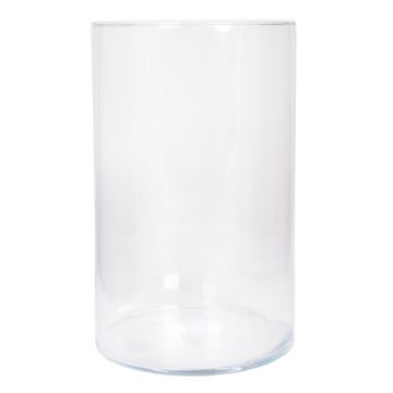 Vase à fleurs SANYA OCEAN, en verre, cylindrique, transparent, 30 cm, Ø 19 cm Vase à fleurs SANYA OCEAN, en verre, cylindrique, transparent, 30 cm, Ø 19 cm