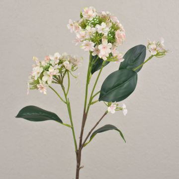 Branche artificielle Boule de neige LINDIWE, rose-crème, 70cm