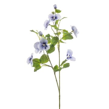 Branche déco Pensée EMOTI, bleu clair, 85cm