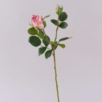 Rose artificielle RENESMEE, rose, 45cm, Ø6cm Rose artificielle RENESMEE, rose, 45cm, Ø6cm