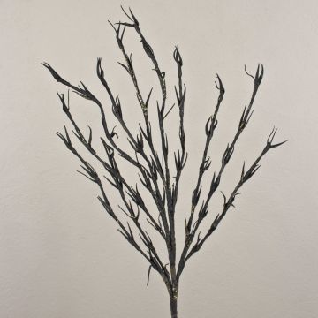 Branche de corail en mousse synthétique NAJIM avec des paillettes, noir, 115cm