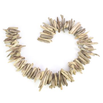 Guirlande maritime en bois flotté WENDY, blanc chaux, 105 cm Guirlande maritime en bois flotté WENDY, blanc chaux, 105 cm
