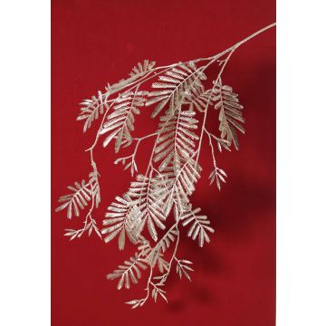 Branche de mimosa artificielle RENGU, argent, 110cm Branche de mimosa artificielle RENGU, argent, 110cm