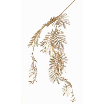 Branche de mimosa artificielle RENGU, dorée, 110cm Branche de mimosa artificielle RENGU, dorée, 110cm