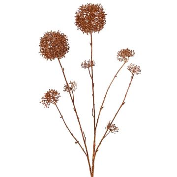 Branche de skimmia artificielle LOBUS, cuivre, 90 cm, Ø 4-8,5 cm Branche de skimmia artificielle LOBUS, cuivre, 90 cm, Ø 4-8,5 cm