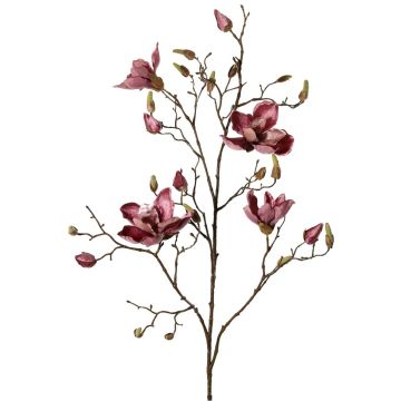 Branche de magnolia en velours JACKA, vieux rose, 105cm Branche de magnolia en velours JACKA, vieux rose, 105cm