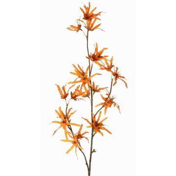 Branche artificielle d'hamamélis ORAFA avec fleurs, orange, 80cm, Ø4-8cm Branche artificielle d'hamamélis ORAFA avec fleurs, orange, 80cm, Ø4-8cm