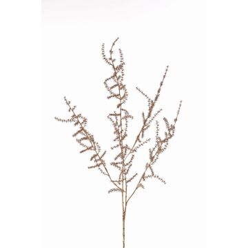 Branche artificielle d'Asparagus acutifolius PARNASO, dorée, 100 cm Branche artificielle d'Asparagus acutifolius PARNASO, dorée, 100 cm