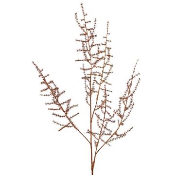 Branche artificielle d'Asparagus acutifolius PARNASO, cuivre, 100 cm Branche artificielle d'Asparagus acutifolius PARNASO, cuivre, 100 cm