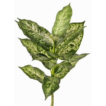 Dieffenbachia artificiel VISP, difficilement inflammable, tige, vert-blanc, 40cm Dieffenbachia artificiel VISP, difficilement inflammable, tige, vert-blanc, 40cm