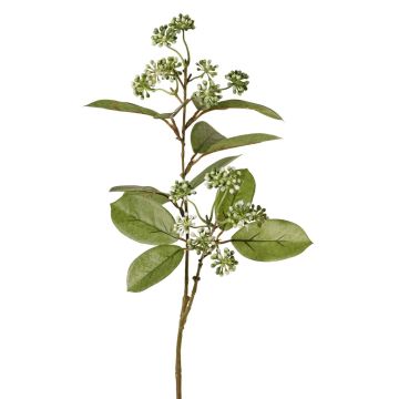Branche de cornouiller artificielle PANGO avec bourgeons, vert-blanc, 70 cm, Ø 7 cm