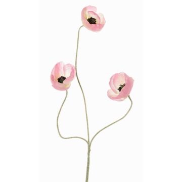 Branche artificielle Coquelicot KINKA, rose-crème, 50cm, Ø5cm Branche artificielle Coquelicot KINKA, rose-crème, 50cm, Ø5cm